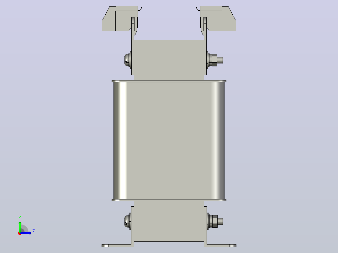 NSK-1三相干式变压器三维模型202010左视图
