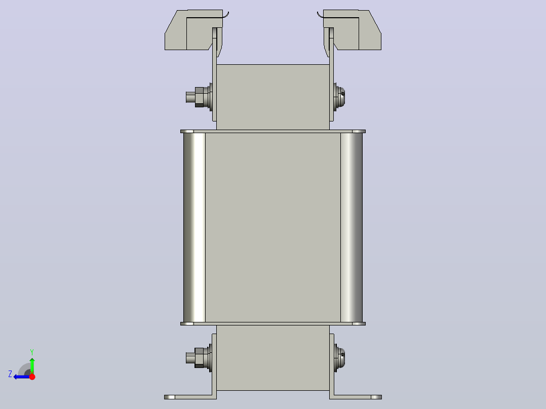 NSK-1三相干式变压器三维模型202010右视图