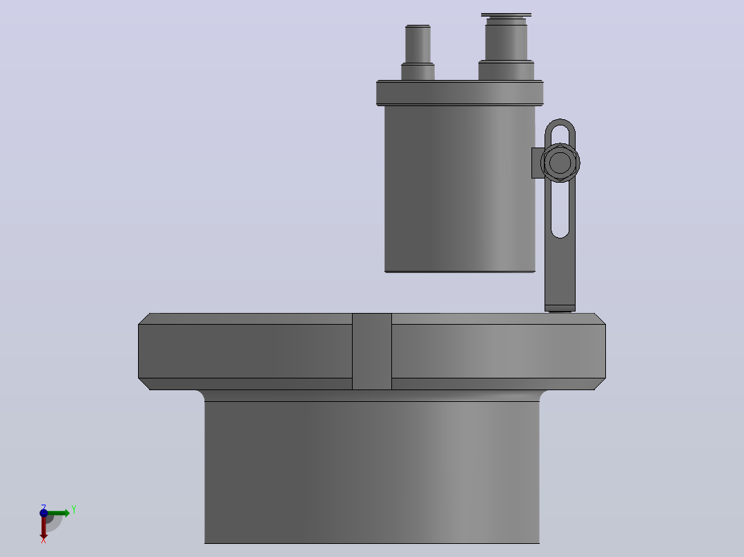 DSG08 罐顶视镜（带微型视镜灯）[DSG08-DN40]后视图
