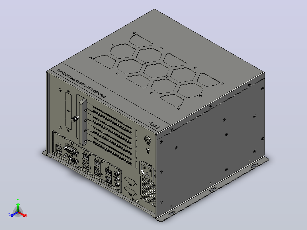 嵌入式BOX系列主机-EIPC-700主视图