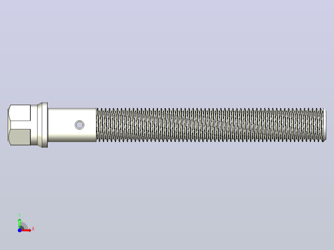 输送机的调谐器螺栓M30x245前视图