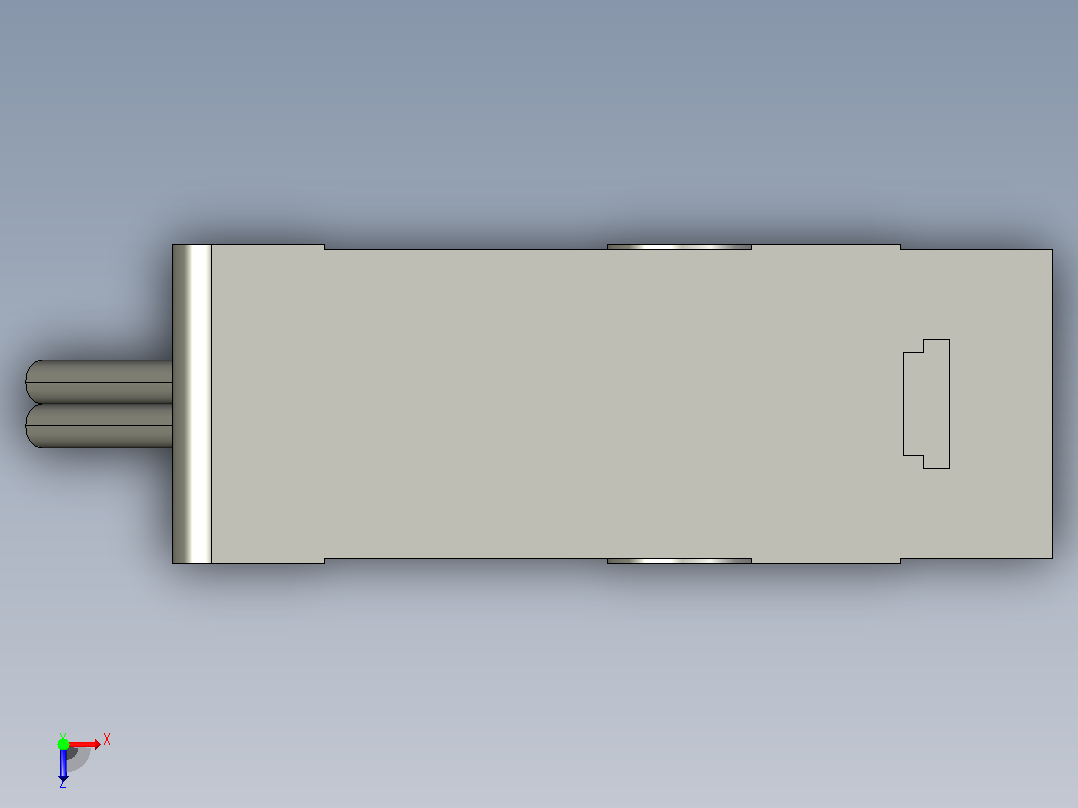 LV-H100_110R基恩士电气元件俯视图