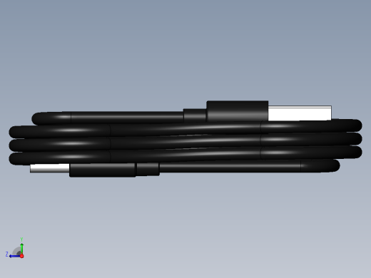 USB кабель _ USB 电缆右视缩略图