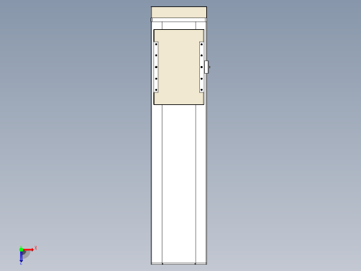 滚珠丝杠直线轴带导轨全封闭TPA-HCR-220D-3210C-L600-MP-Y-P1K-N3俯视缩略图