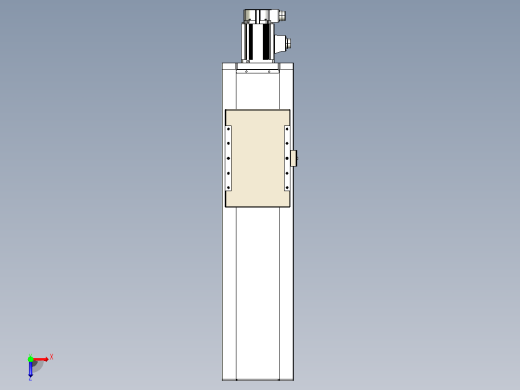 滚珠丝杠直线轴带导轨全封闭TPA-HCR-220D-3210C-L500-M-Y-P1K-N3俯视缩略图