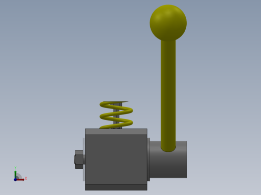 O形圈的零件固定机构前视缩略图