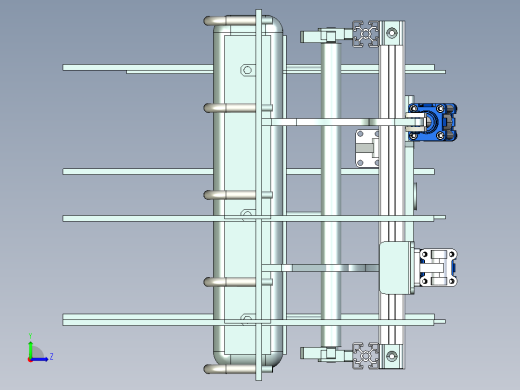 气缸驱动抓手左视缩略图