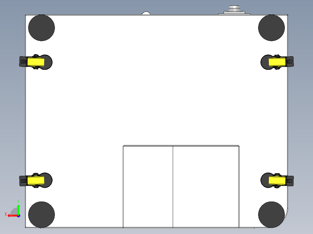 激光打标机30后视图