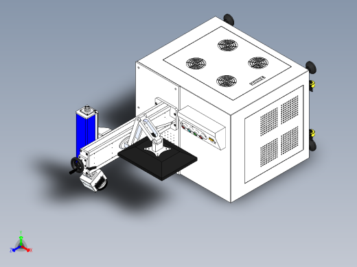 激光打标机30正等轴测缩略图