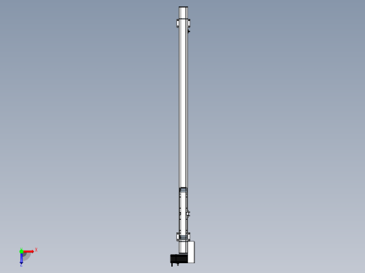 Toyo东佑达直线模组-M65-M-1200-R-M40-C4俯视缩略图