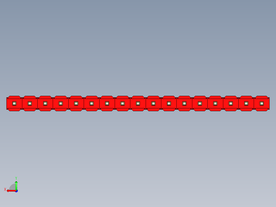 彩色公头100mil（2.54mm）系列-DS1021_red_1x17p_100mil_Type1_rev1.0后视图