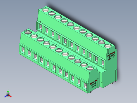 DEGSON DG500 系列 5.05.087.62mm 接线端子-DG500B-5.08-22P-14-00AH