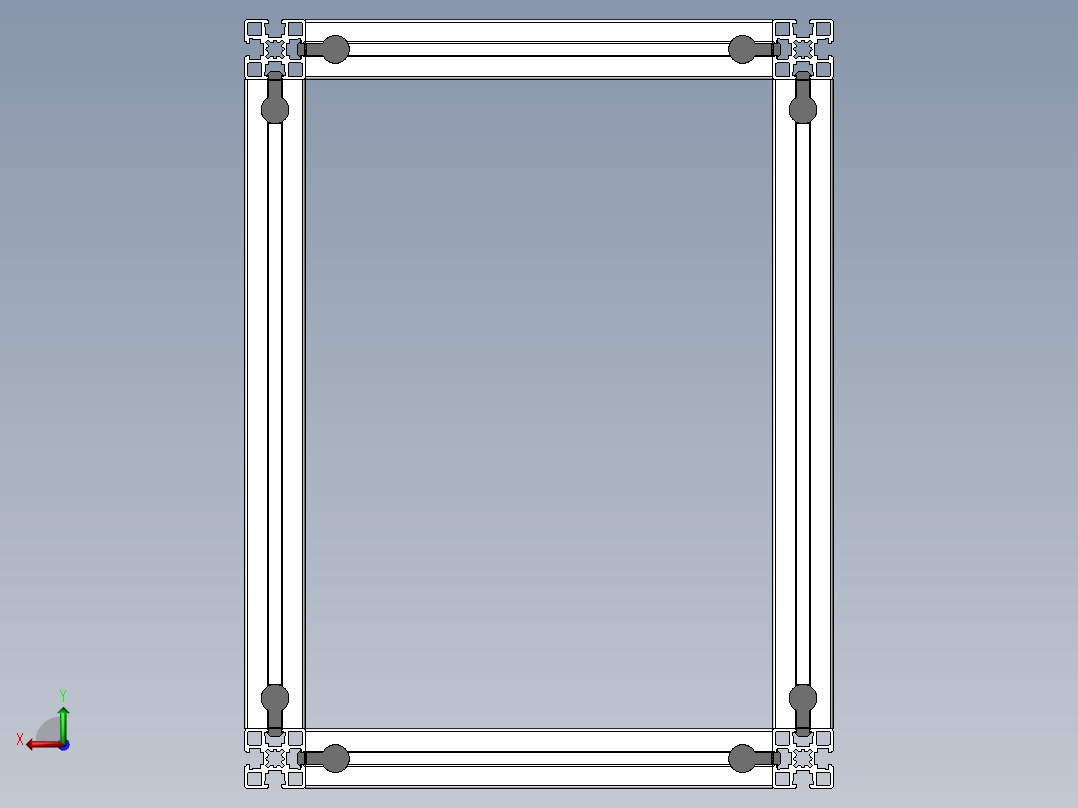 moc上料架小车后视图