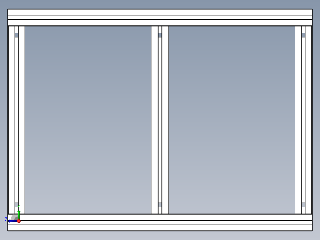 moc上料架小车右视图