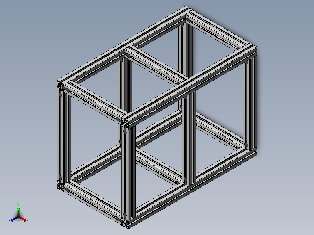 moc上料架小车正等轴测图