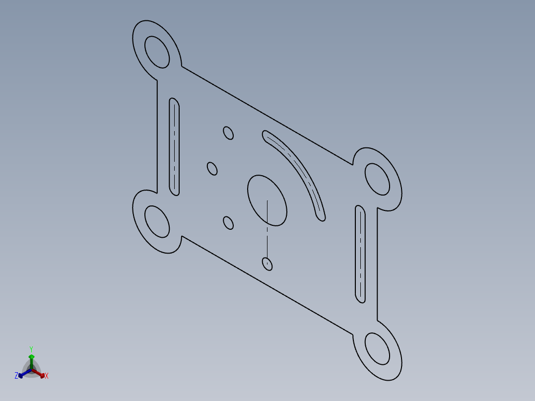 SW建模练习题-practice 27正等轴测图