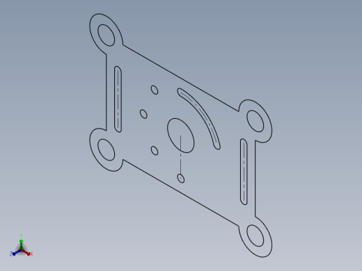 SW建模练习题-practice 27正等轴测缩略图