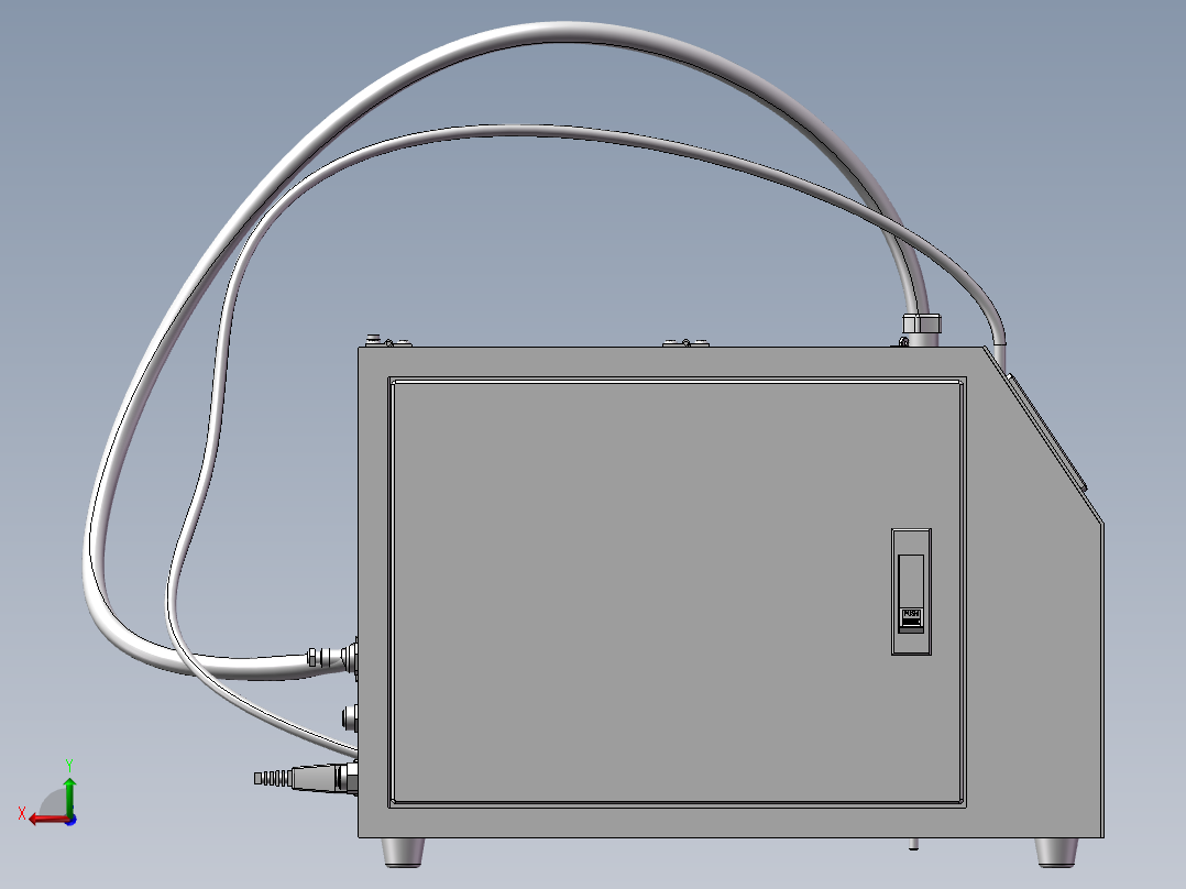 螺丝排列供料机后视图