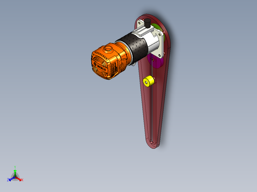 自制刳刨机圆形切割夹具