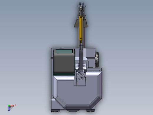 挖掘机改装整车上装部件俯视缩略图