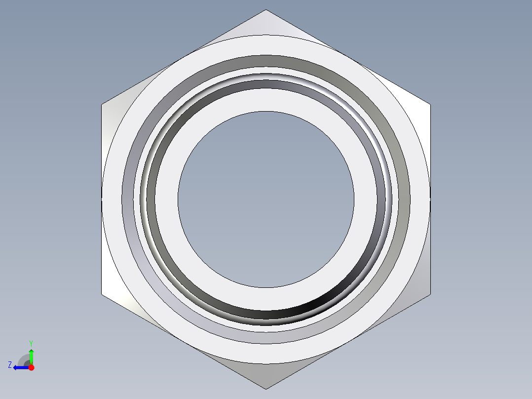 卡套式工业通用硬管接头EO_Swivel_connector_EGE28LREDCF右视图