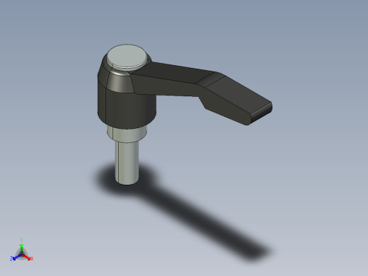 型材-KJN M8X20 CLAMPING LEVER 3842516846正等轴测缩略图