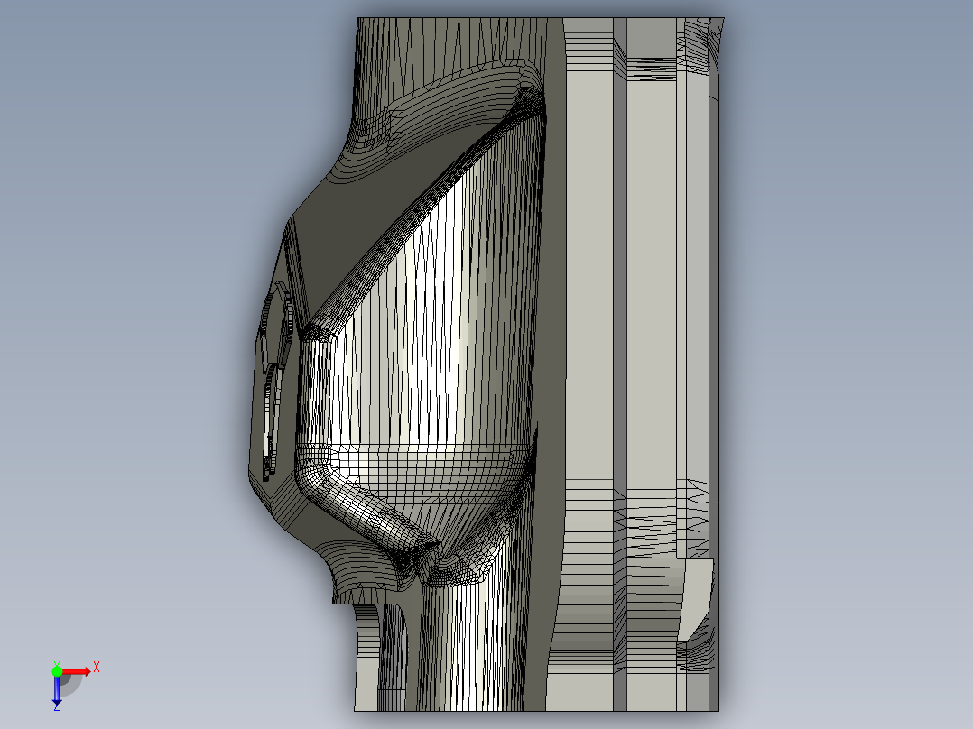 FPV无人机碳纤维机身俯视图