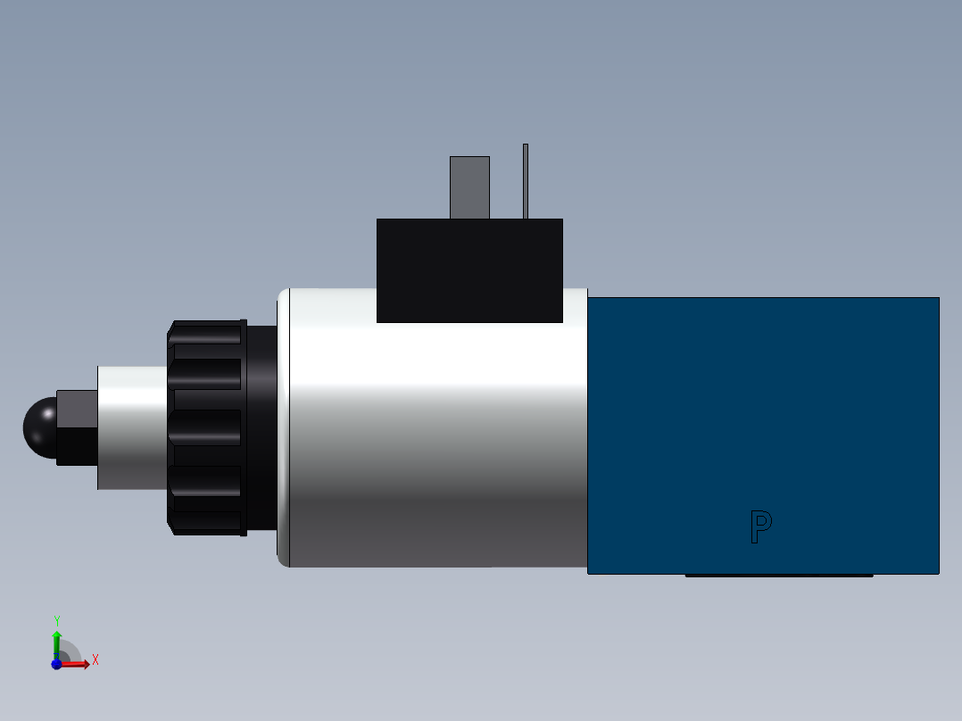 力士乐液压阀-DBET-6X_315G24K4V比例溢流阀前视图