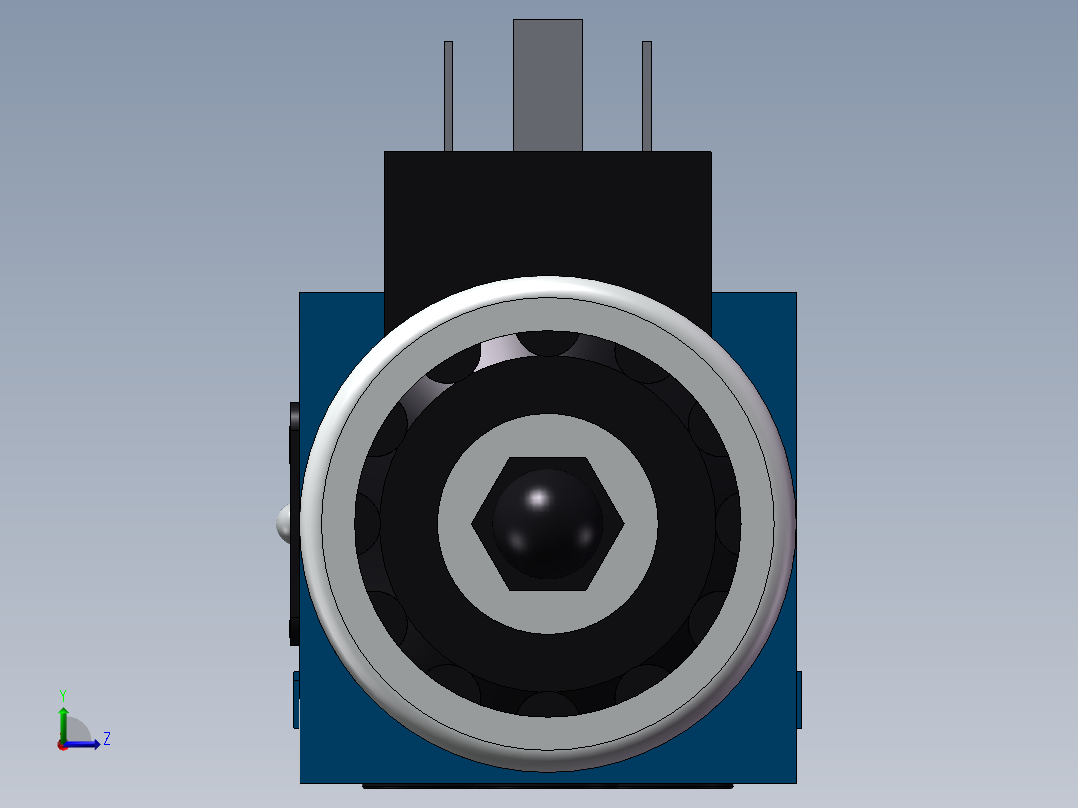 力士乐液压阀-DBET-6X_315G24K4V比例溢流阀左视图