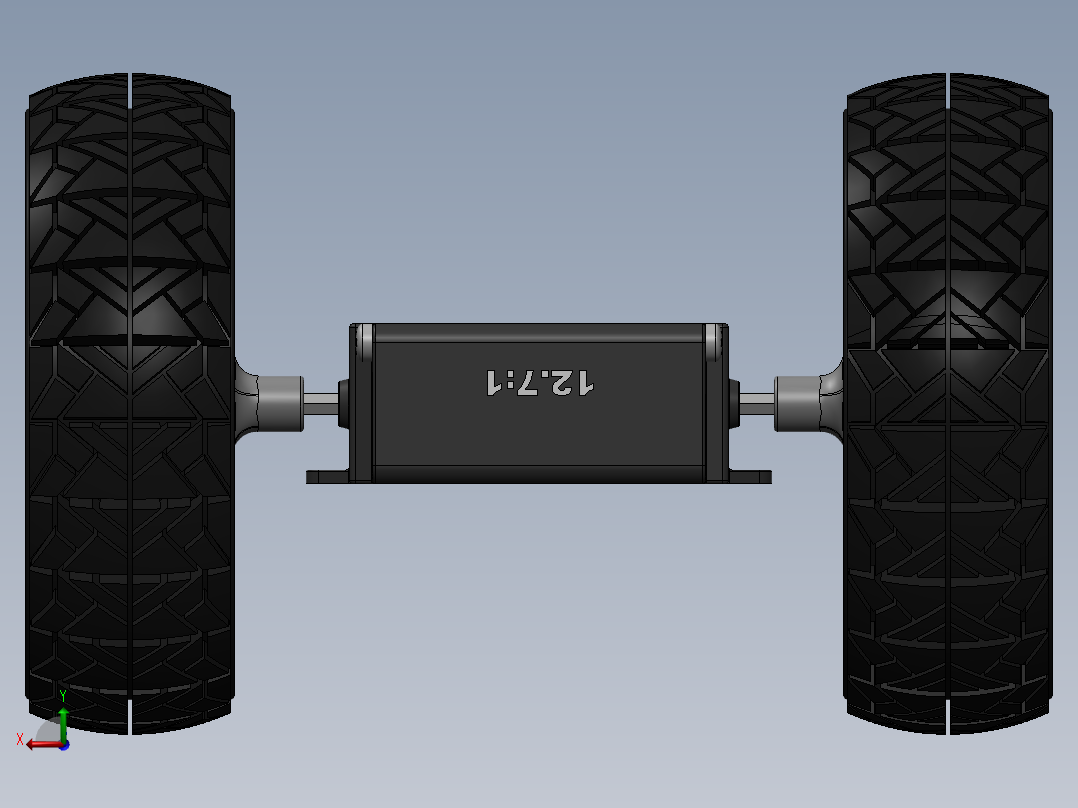 轮毂电机 (2)后视图