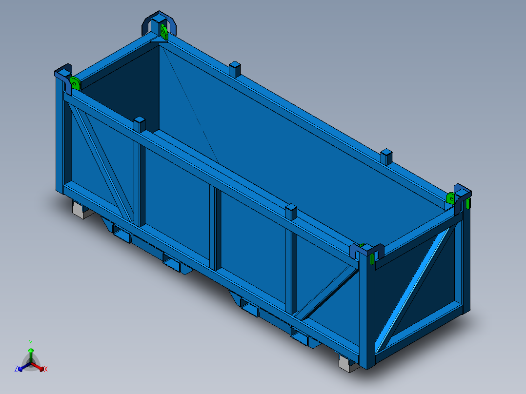 篮子6正等轴测图