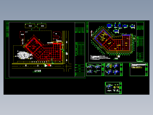 浙江地区基坑土钉墙围护设计全套图纸