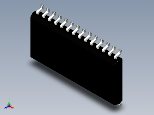SOIC封装宽14、16、18、20、24和28引脚正等轴测缩略图