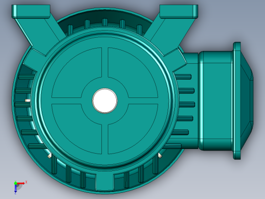 UG网兜输入和热封机构俯视缩略图