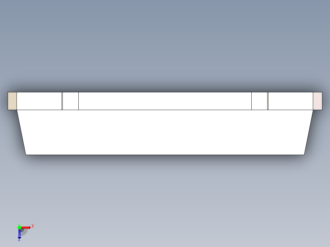 白色2835表面贴装LED俯视图
