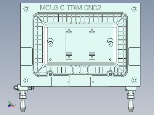 MCLG-C笔记本CNC工装夹具三维模型cnc2前视缩略图