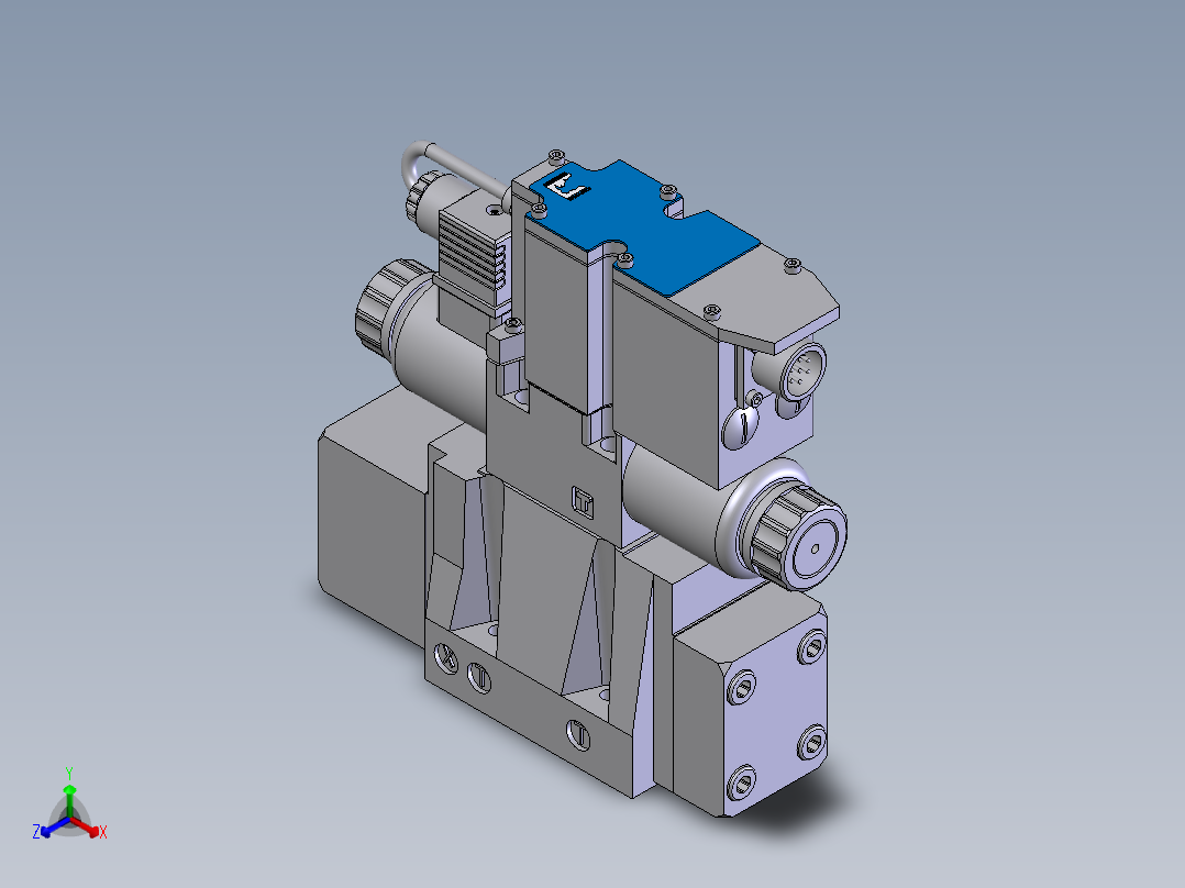 Continental Hydraulics-VED05AMG液压元件正等轴测图