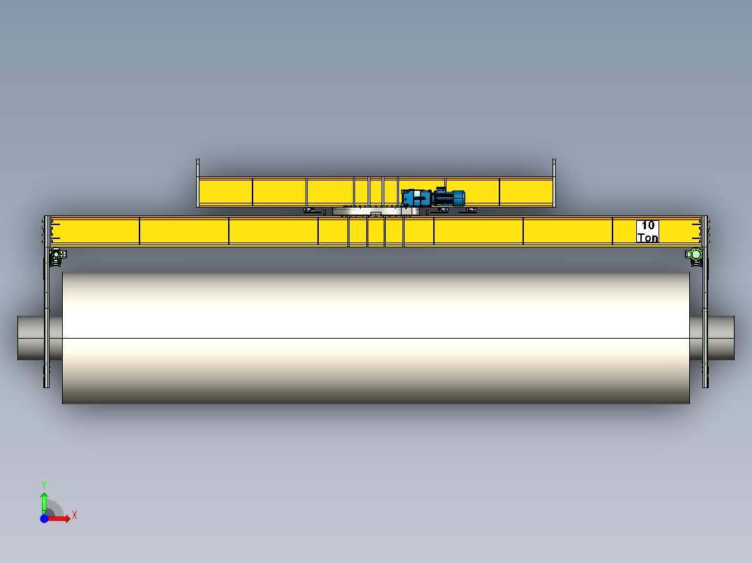 “电动纸卷提升梁 10t-1.snapshot.2前视图