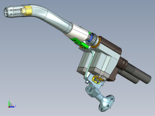 双出丝焊枪左视缩略图