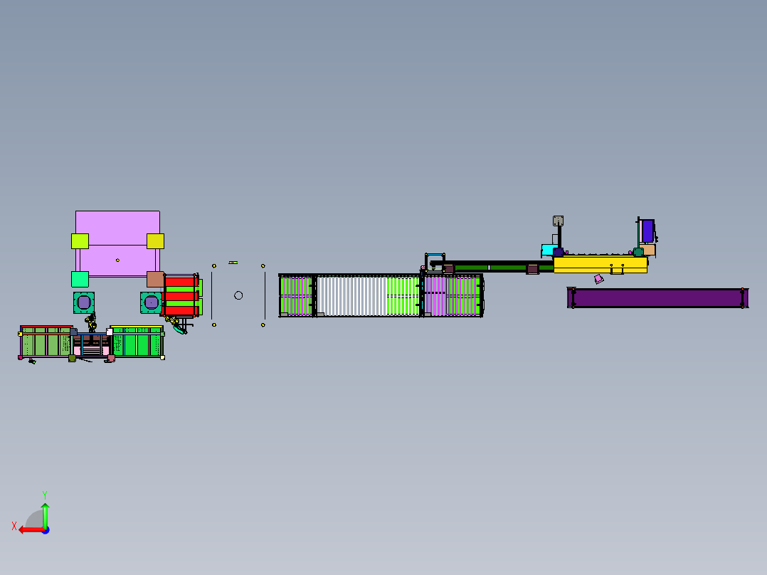 钣金面板冲压成型设备后视图