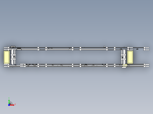 框架循环输送线设计前视缩略图