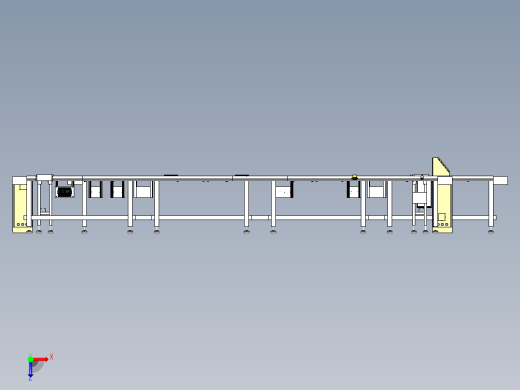 框架循环输送线设计俯视缩略图