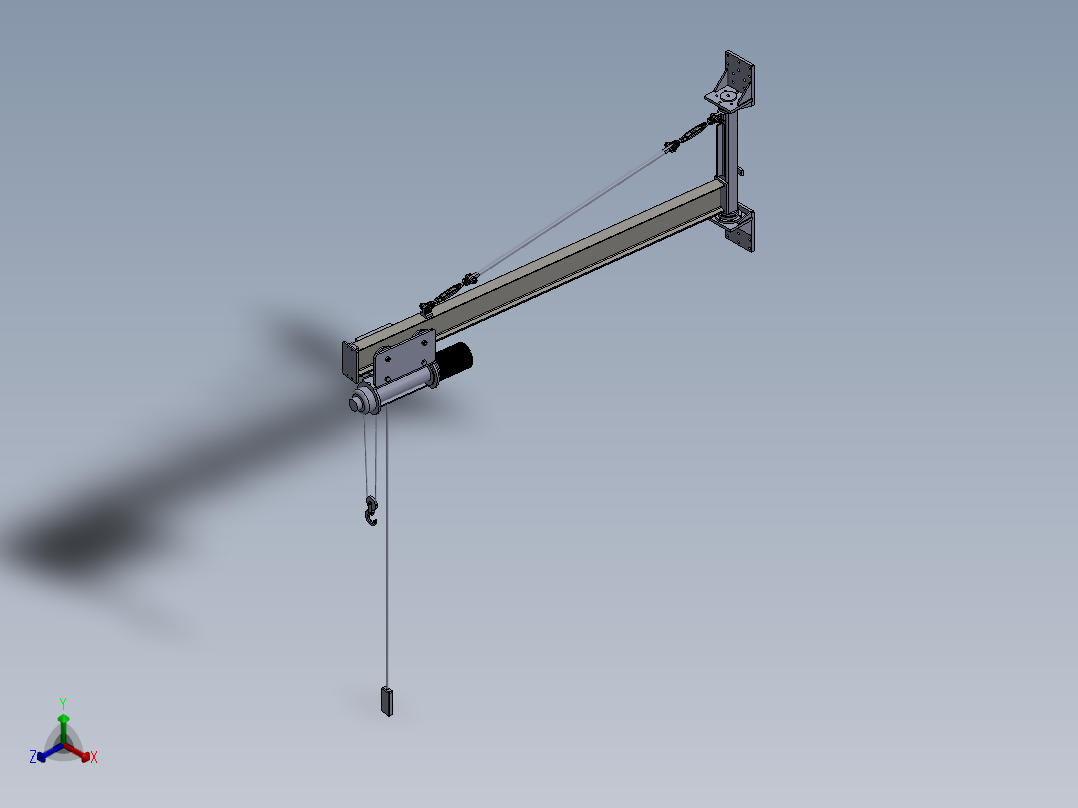 起重机-1(20)正等轴测图