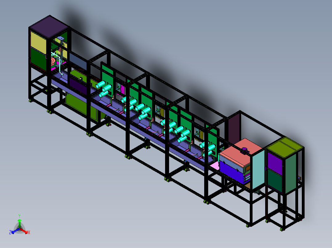 纤维低温溶液的高效纺丝制备正等轴测图