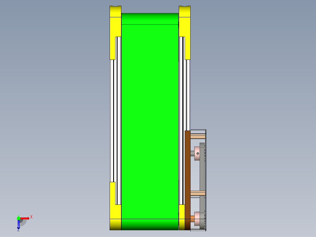标准平皮带04俯视图