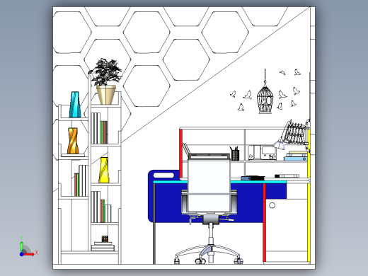 A2004557-可伸缩剪刀灯 - 2321前视缩略图