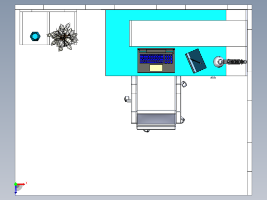 A2004557-可伸缩剪刀灯 - 2321俯视缩略图