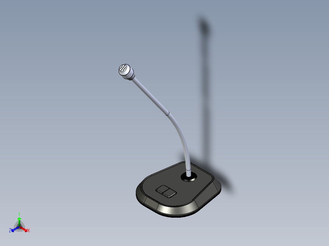 麦克风(19)正等轴测图