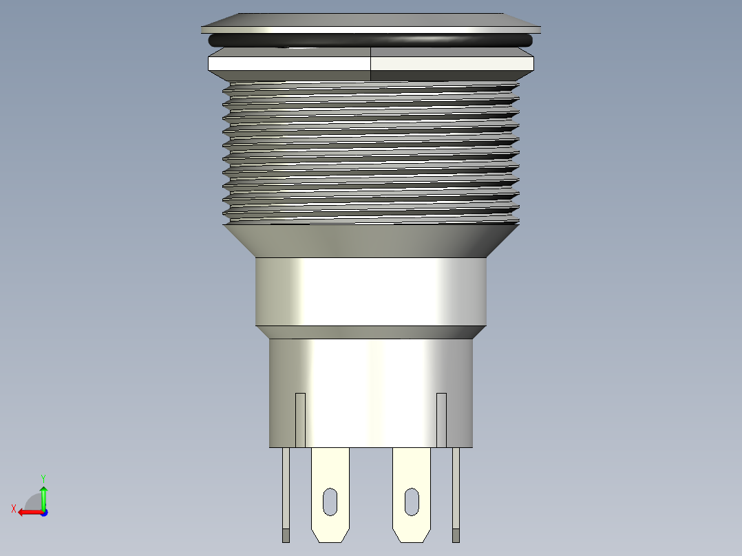vandalism-push-button-vandalismustaster-rgb-22mm-11后视图