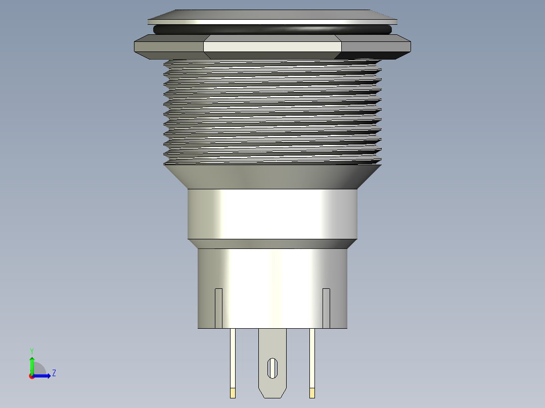 vandalism-push-button-vandalismustaster-rgb-22mm-11左视图